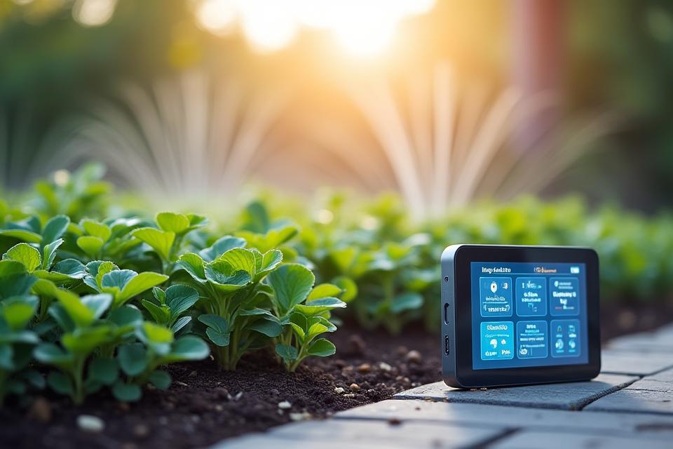 Sistema de riego automático con control domótico